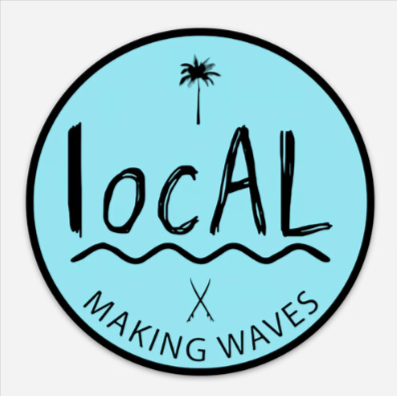 Decal - LocAL Making Waves -Seafoam