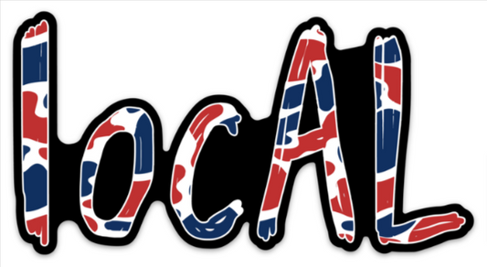 Decal - LocAL Red, White, Blue Camo